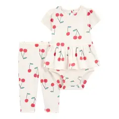 CARTER'S - Conjunto 2 Piezas Body Y Pantalón Bebé Niña Bebé Niña