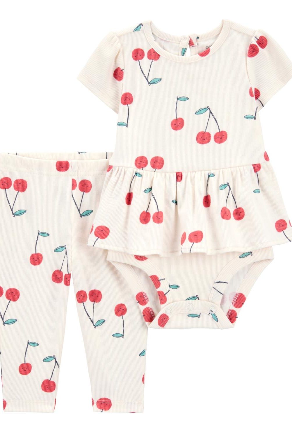 CARTER'S - Conjunto 2 Piezas Body Y Pantalón Bebé Niña Bebé Niña Carter's