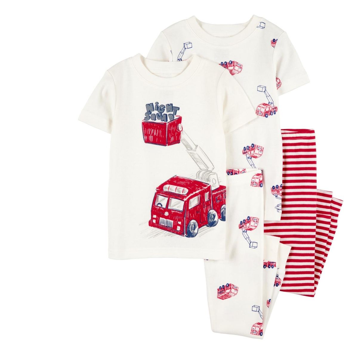 CARTER'S - Pijama 4 Piezas Algodón Bebé y Niño Carter's