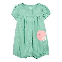 CARTER'S - Enterito Algodón Aplicación Bebé Niña Bebé Niña