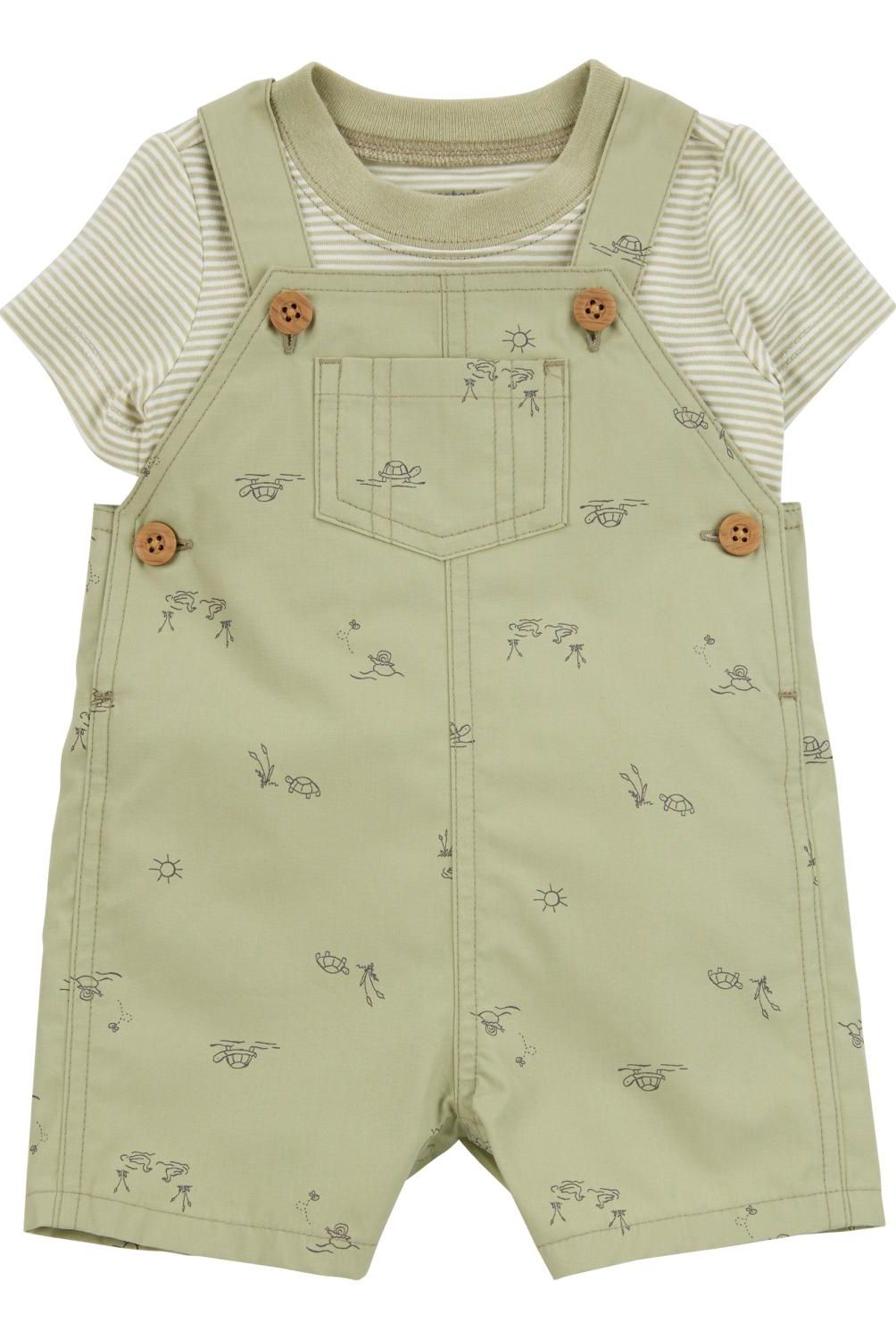 CARTER'S - Conjunto 2 Piezas Polera Y Jardinera Bebé Niño Bebé Niño Carter's