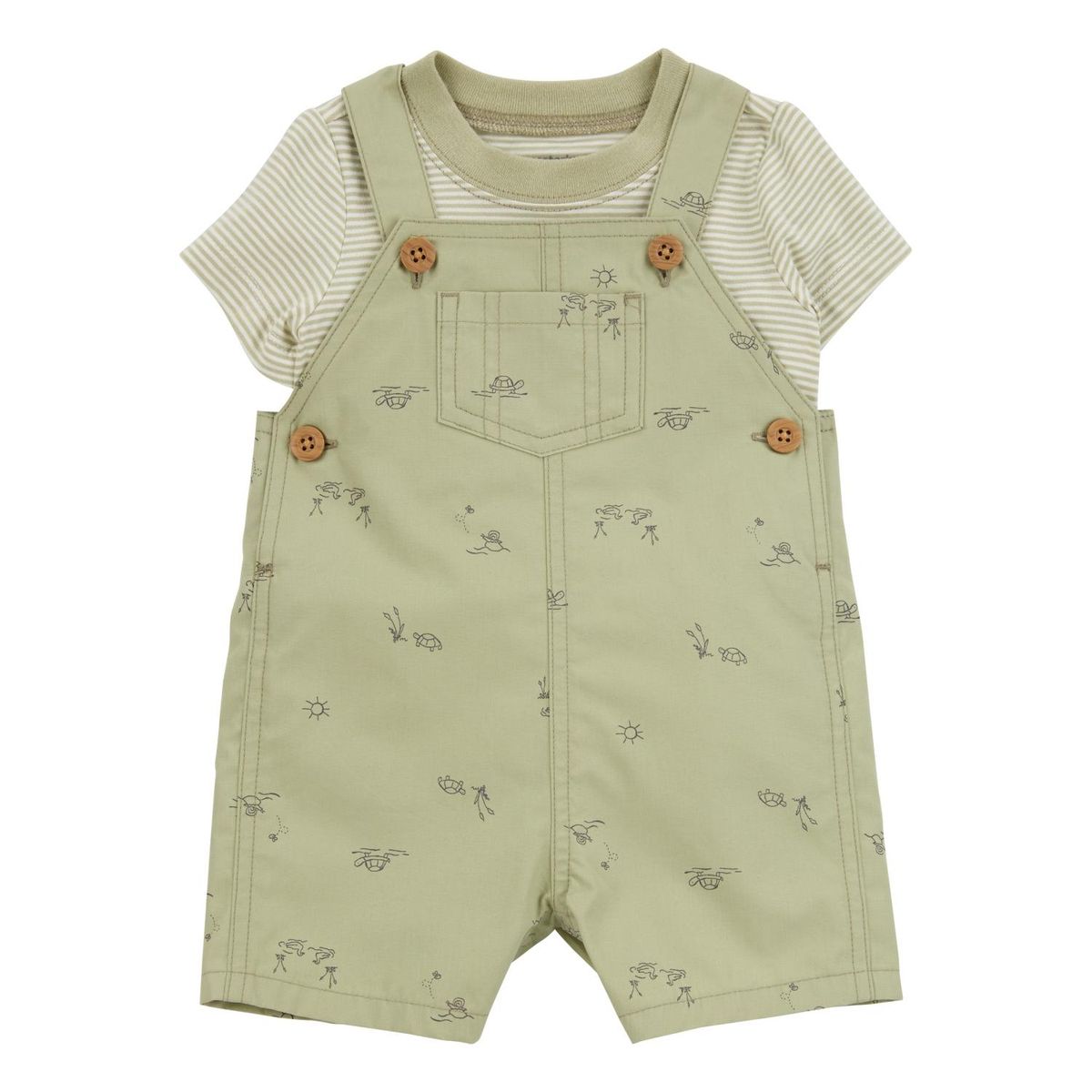 CARTER'S - Conjunto 2 Piezas Polera y Jardinera Bebé Niño Carter's