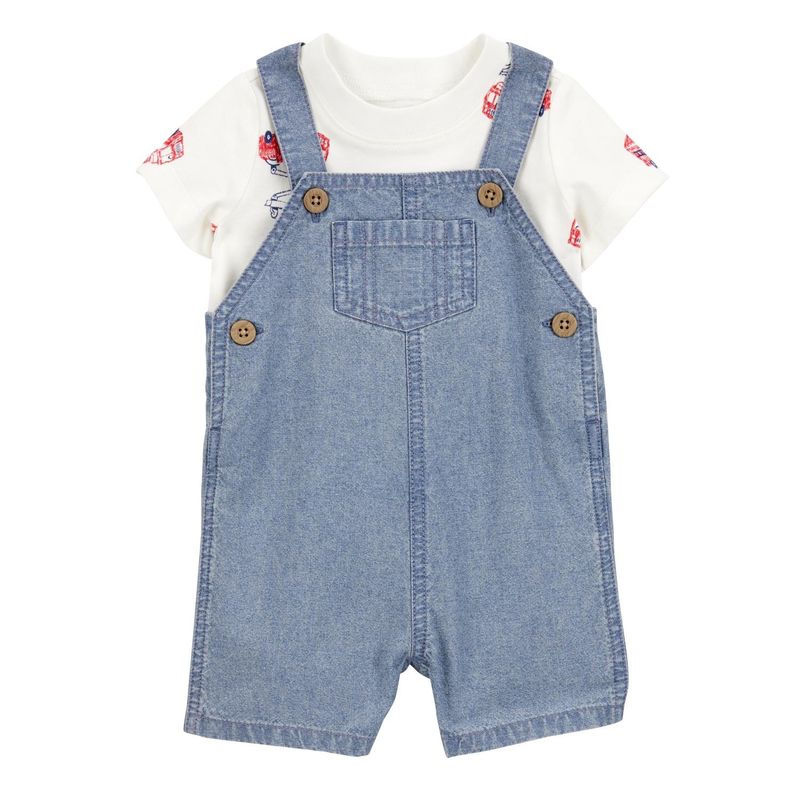 CARTER'S - Conjunto 2 Piezas Polera y Jardinera Bebé Niño Carter's