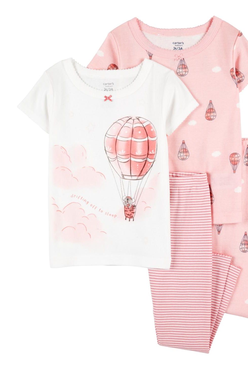 CARTER'S - Pijama 4 Piezas Bebé Niña Carter's