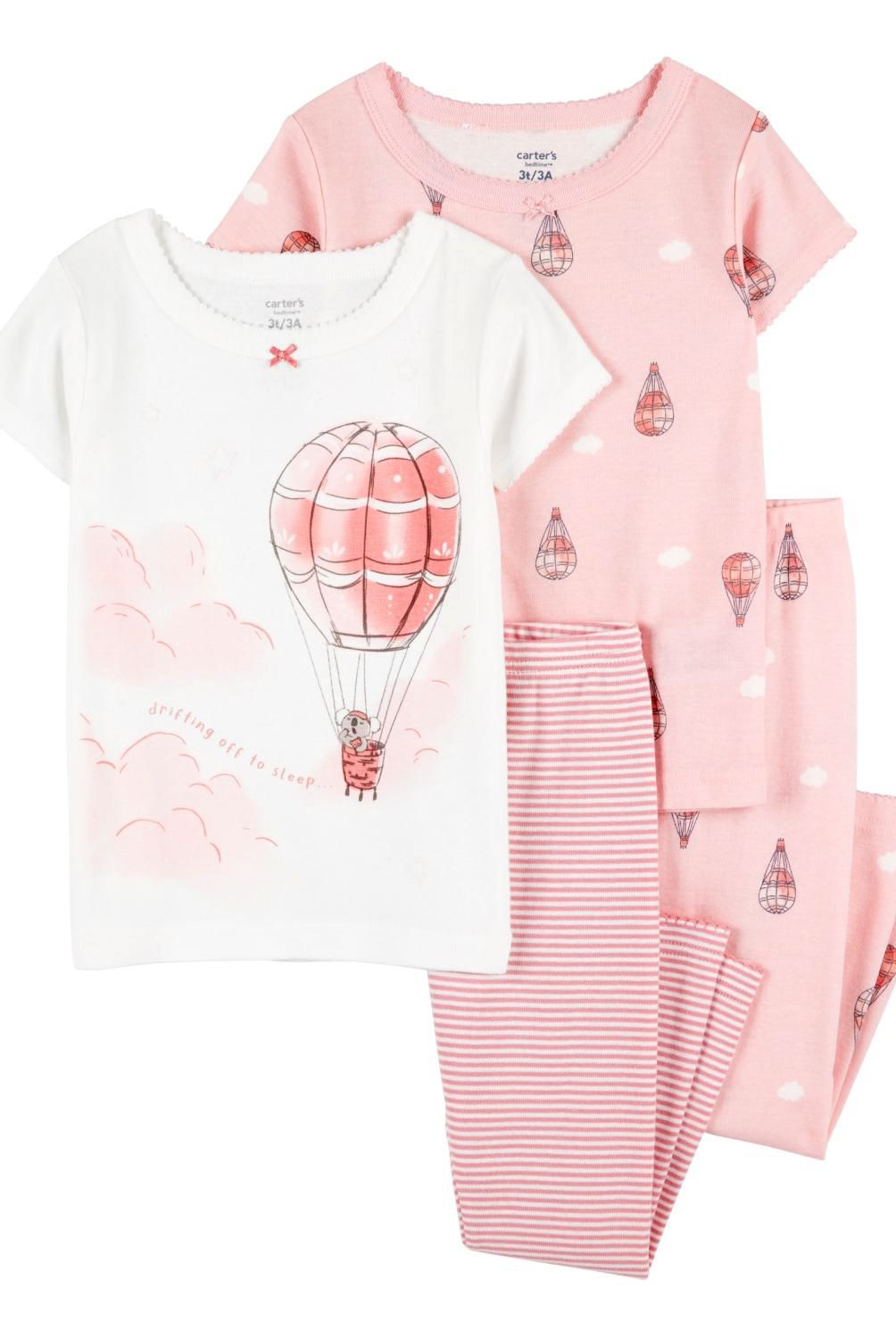 CARTER'S - Pijama 4 Piezas Bebé Niña Carter's