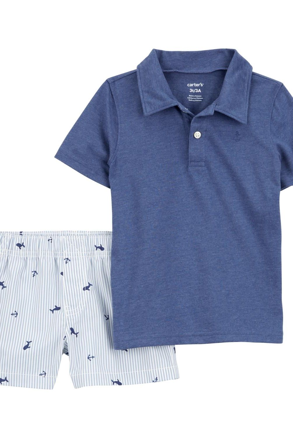 CARTER'S - Conjunto 2 Piezas Polera Y Short Niño Niño Carter's