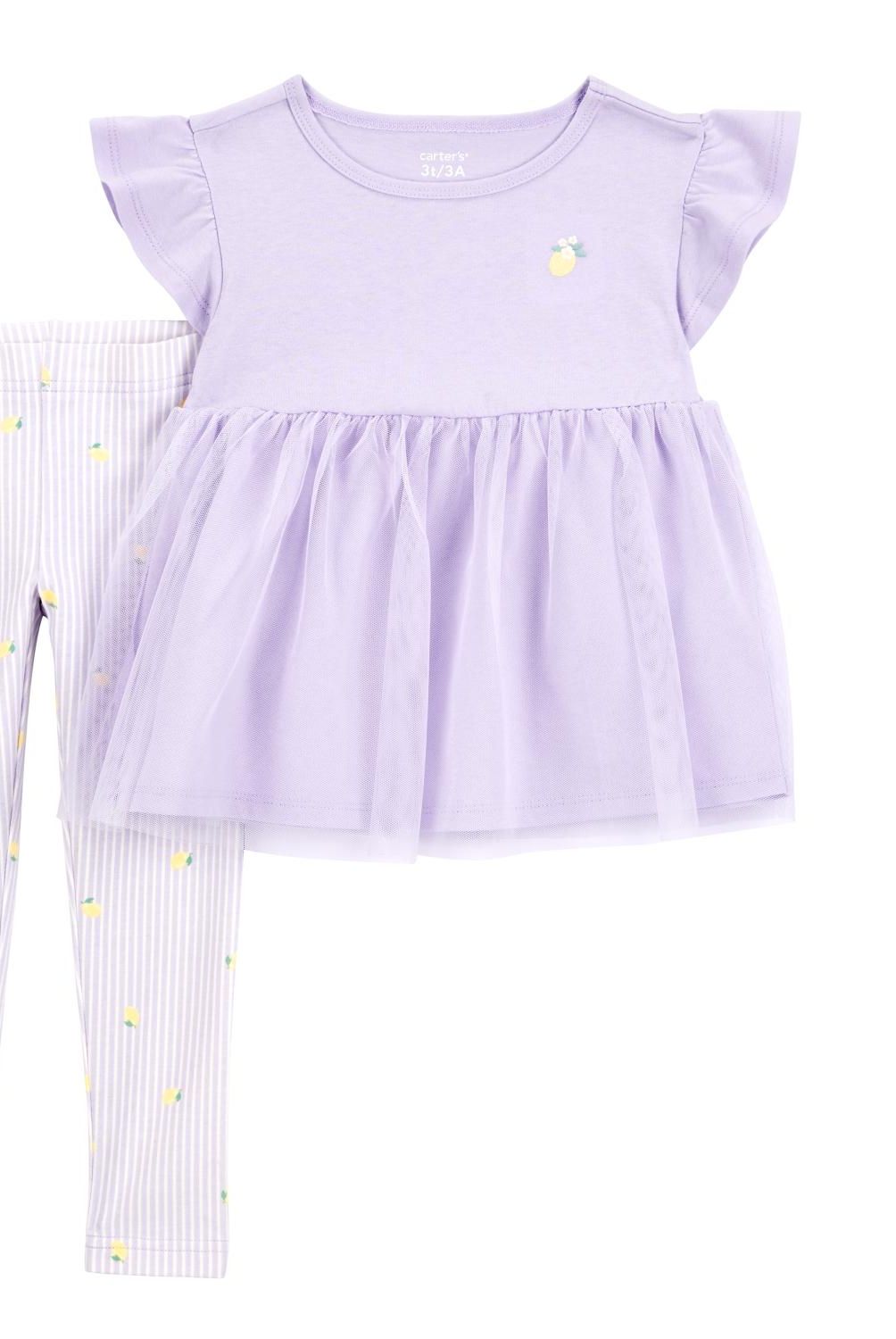 CARTER'S - Conjunto 2 Piezas Polera Y Calza Niña Niña Carter's