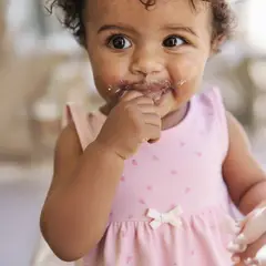 CARTER'S - Vestido con Cubre Pañal Algodón Bebé Niña