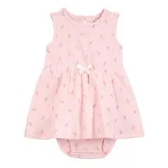 CARTER'S - Vestido Algodón Con Cubre Pañal Bebé Niña Bebé Niña