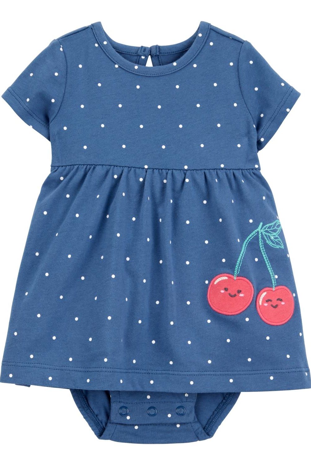 CARTER'S - Vestido Algodón Con Cubre Pañal Bebé Niña Bebé Niña Carter's