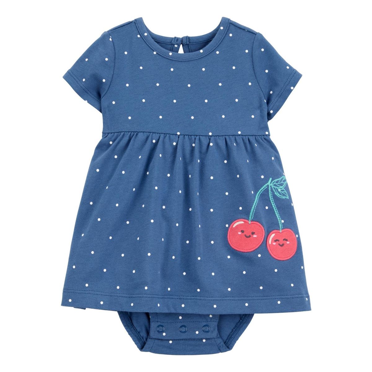 CARTER'S - Vestido con Cubre Pañal Algodón Bebé Niña Carter's