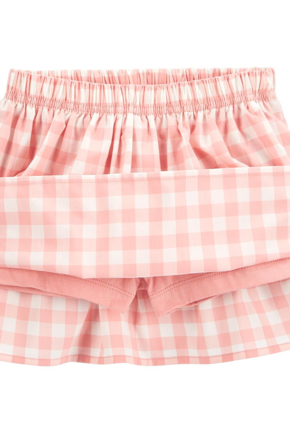 CARTER'S - Conjunto 2 Piezas Blusa Y Falda Short Niña Niña Carter's
