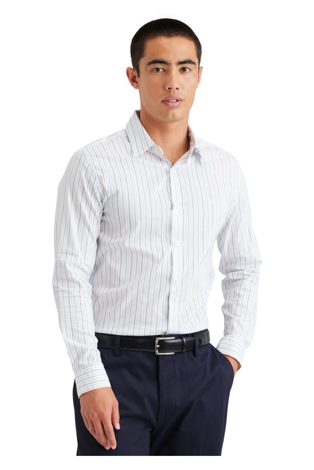DOCKERS - Camisa Manga Larga Algodón Hombre Dockers