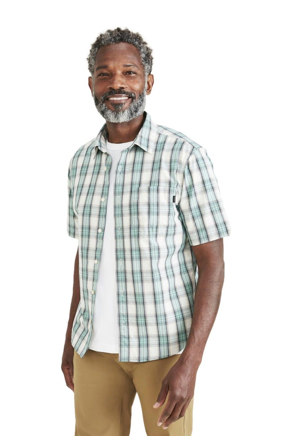 DOCKERS - Camisa Manga Larga Algodón Hombre Dockers