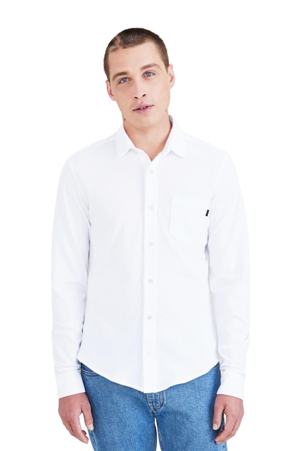 DOCKERS - Camisa Manga Larga Algodón Hombre Dockers