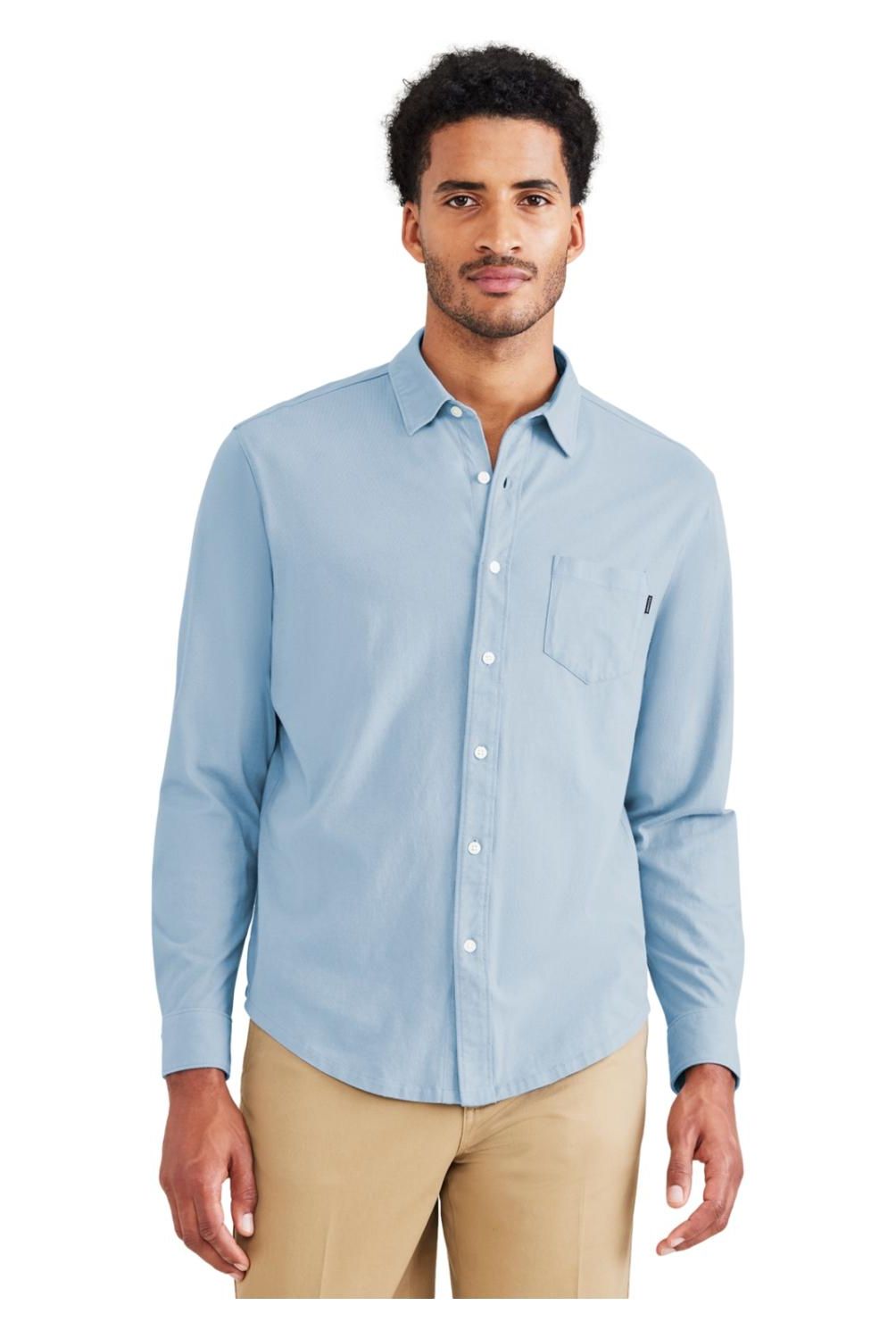 DOCKERS - Camisa Manga Larga Algodón Hombre Dockers
