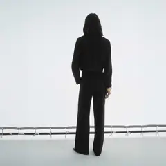 MANGO - Chaqueta Traje Solapas Mujer