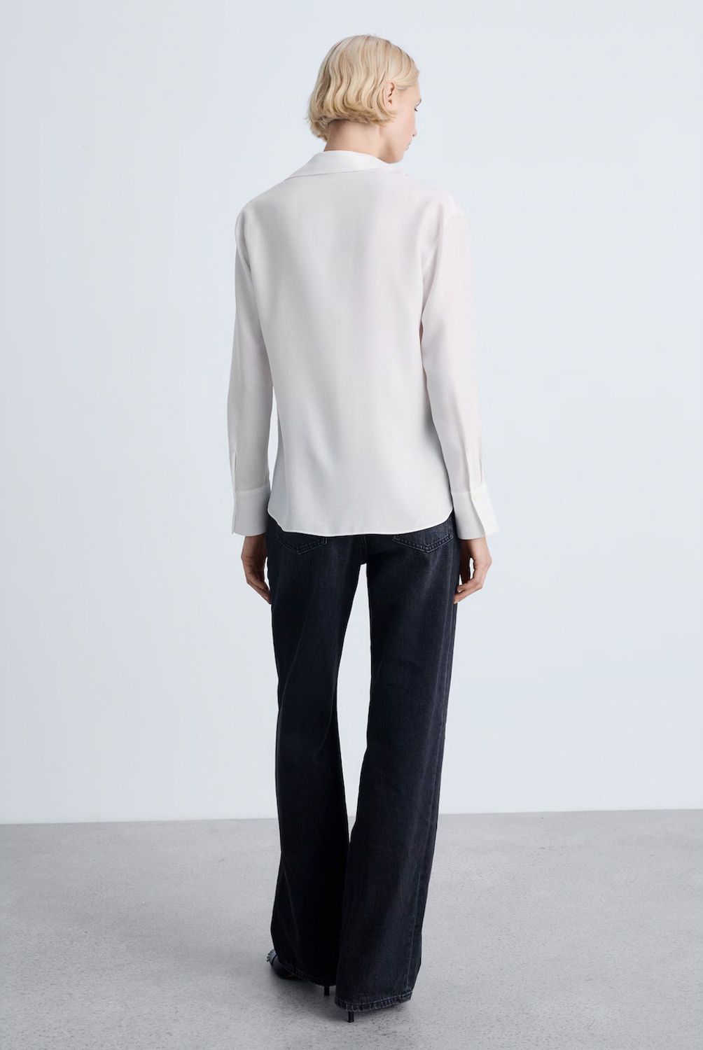 MANGO - Camisa Fluida Lyocell Mujer Mango