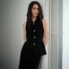 MANGO - Chaqueta Punto Botones Joya Mujer