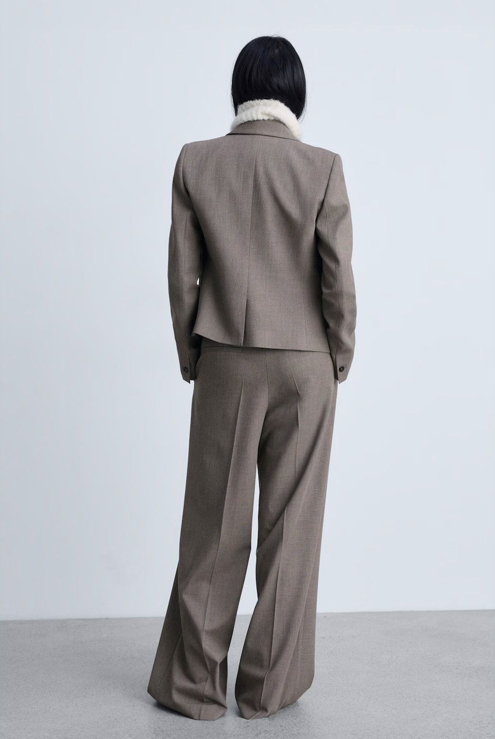 MANGO - Pantalón Traje Wideleg Mujer Mango Teen