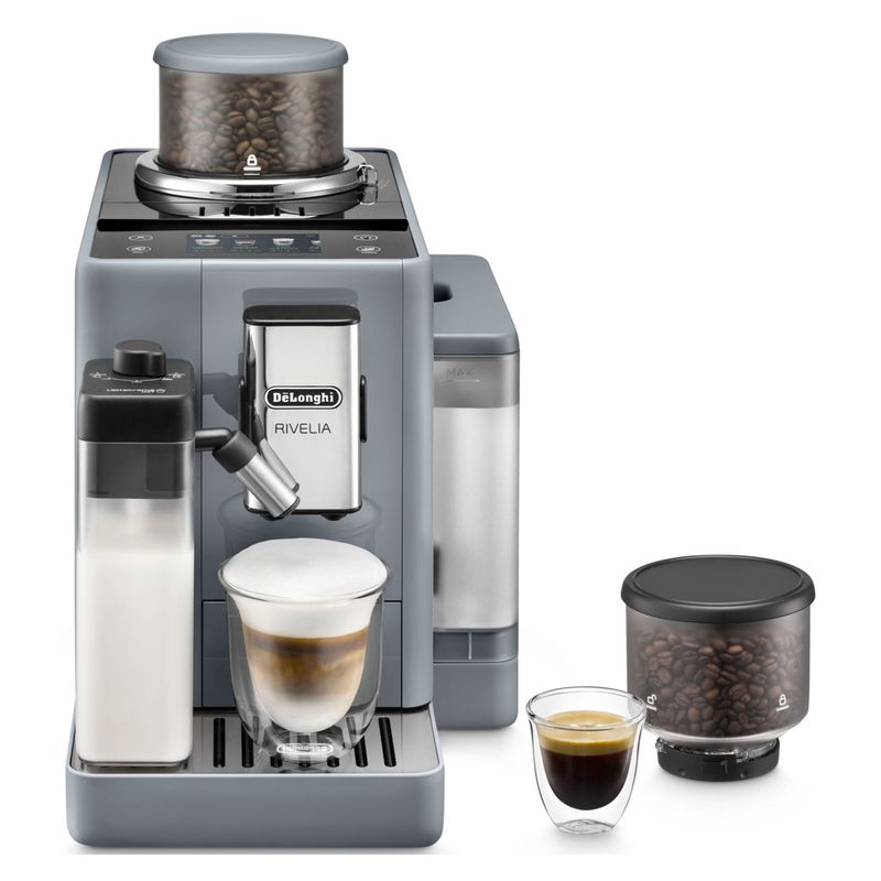 DELONGHI - Cafetera Automática Rivelia Gris Delonghi