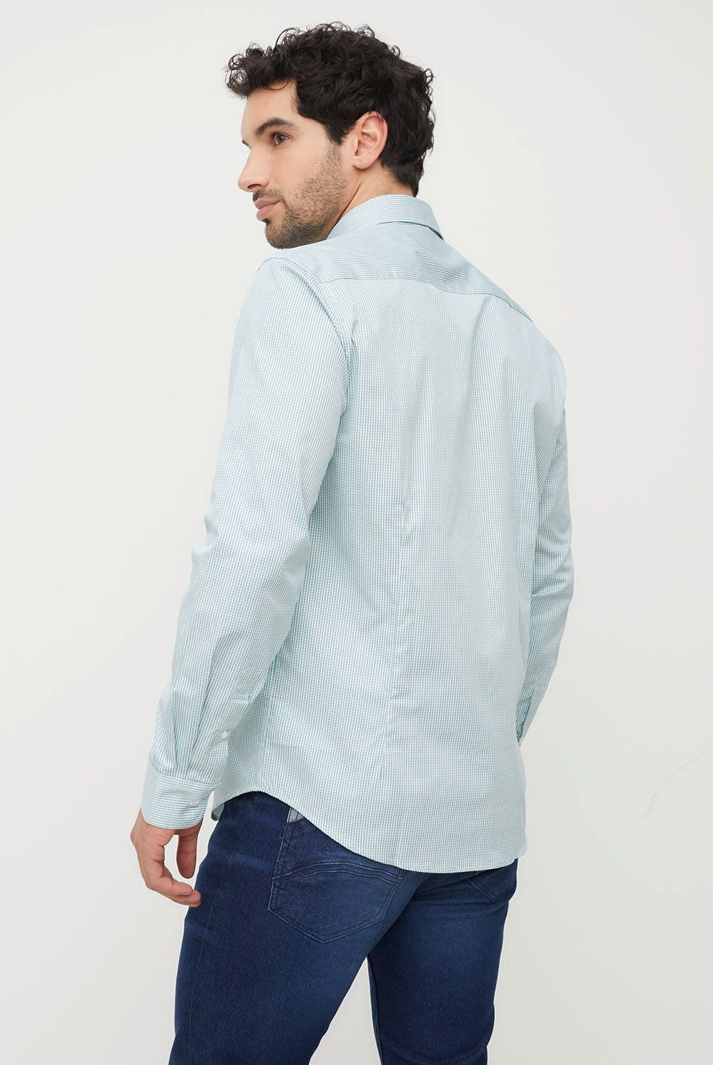FEROUCH - Camisa Manga Larga Algodón Hombre Ferouch