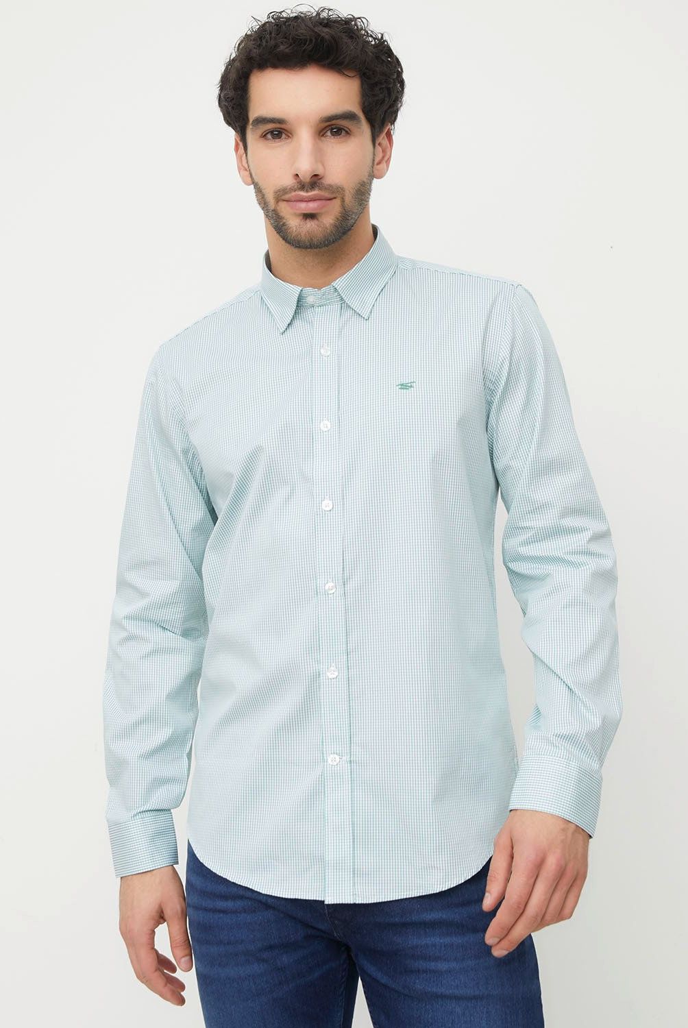 FEROUCH - Camisa Manga Larga Algodón Hombre Ferouch