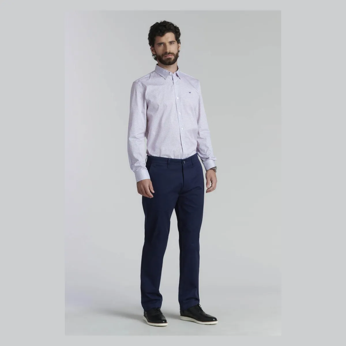 FEROUCH - Camisa Manga Larga Algodón Hombre Ferouch