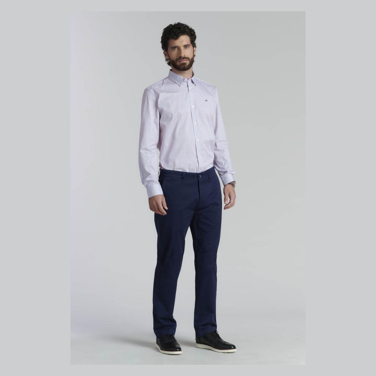 FEROUCH - Camisa Manga Larga Algodón Hombre Ferouch