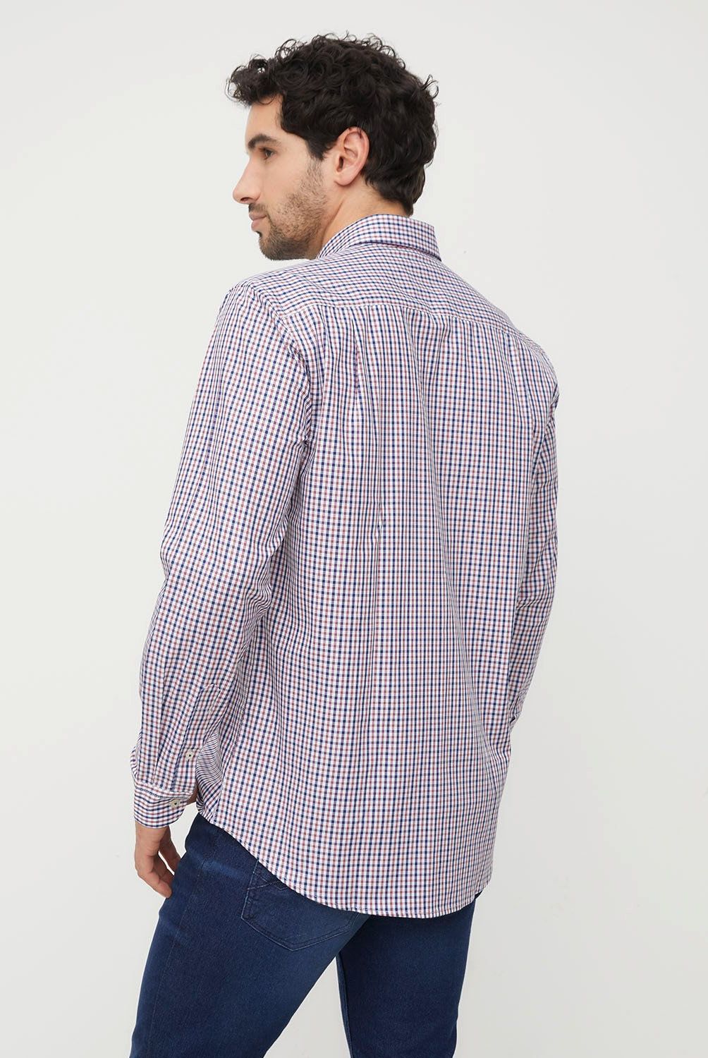 FEROUCH - Camisa Manga Larga Algodón Hombre Ferouch