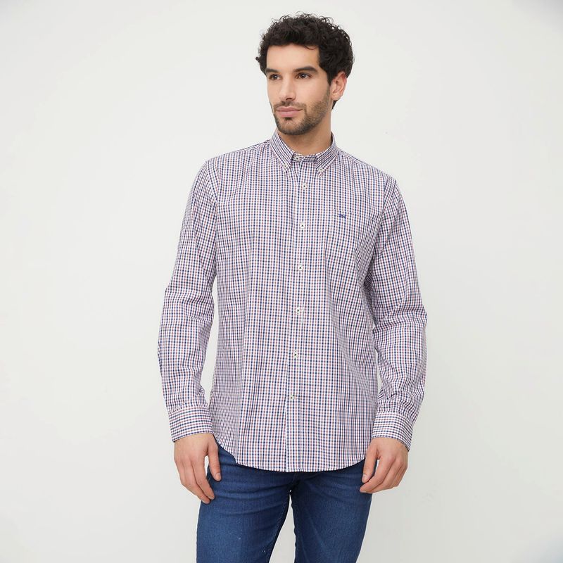 FEROUCH - Camisa Manga Larga Algodón Hombre Ferouch