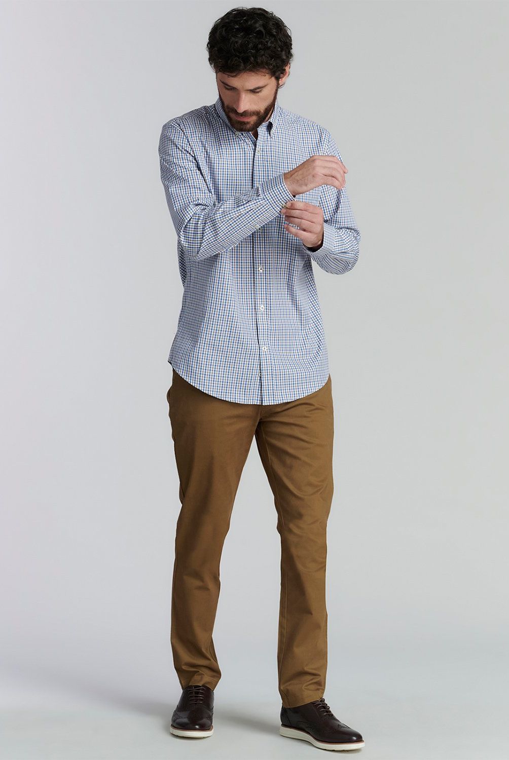 FEROUCH - Camisa Manga Larga Algodón Hombre Ferouch