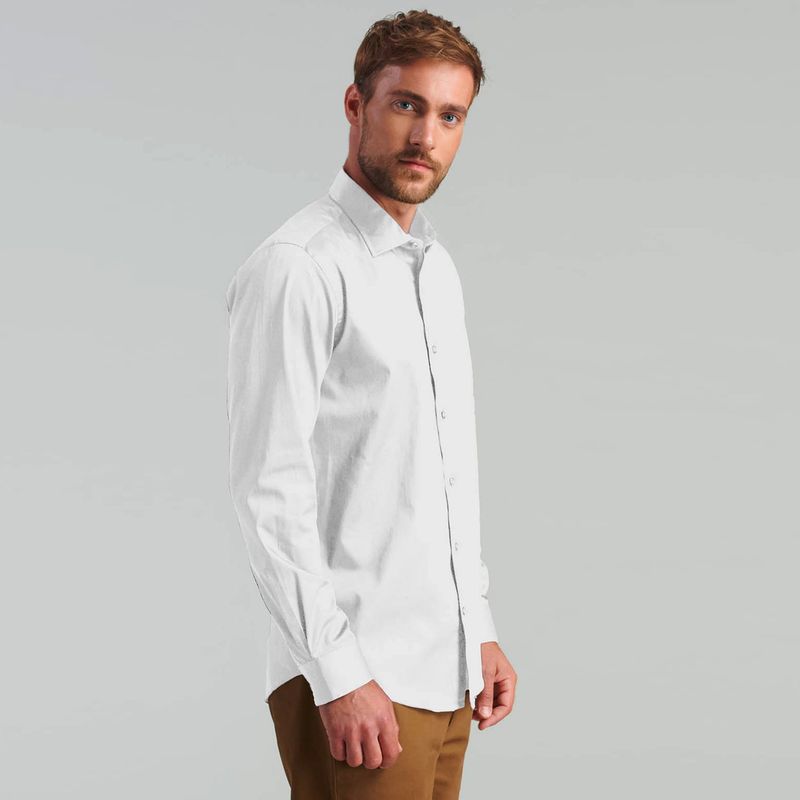 FEROUCH - Camisa Manga Larga Algodón Hombre Ferouch