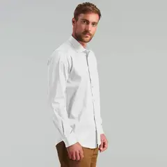 FEROUCH - Camisa Manga Larga Algodón Hombre