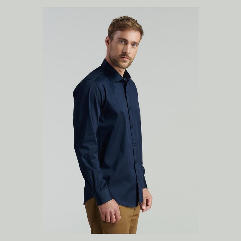 FEROUCH - Camisa Manga Larga Algodón Hombre Ferouch