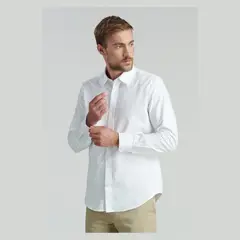 FEROUCH - Camisa Manga Larga Algodón Hombre