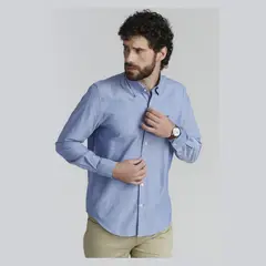 FEROUCH - Camisa Manga Larga Algodón Hombre