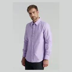 FEROUCH - Camisa Manga Larga Algodón Hombre