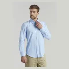 FEROUCH - Camisa Manga Larga Algodón Hombre