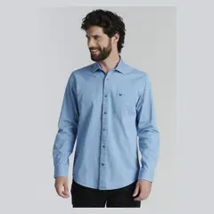 FEROUCH - Camisa Manga Larga Algodón Hombre