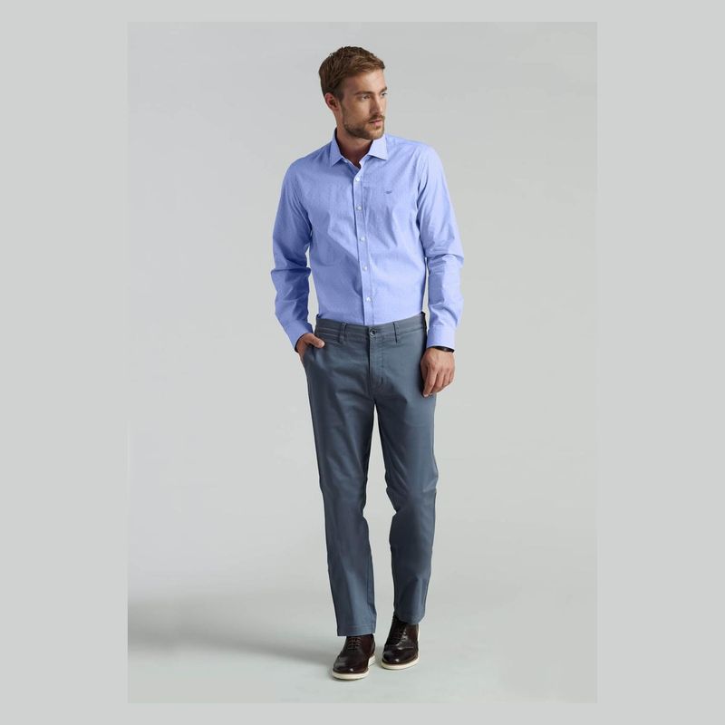 FEROUCH - Camisa Manga Larga Algodón Hombre Ferouch