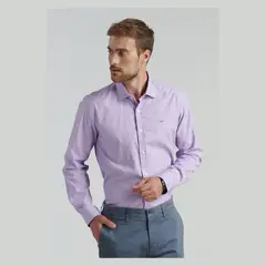 FEROUCH - Camisa Manga Larga Algodón Hombre