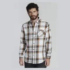 FEROUCH - Camisa Manga Larga Algodón Hombre