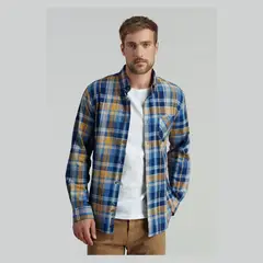 FEROUCH - Camisa Manga Larga Algodón Hombre