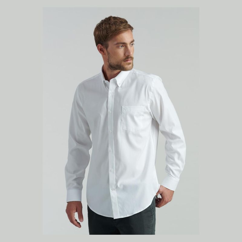 FEROUCH - Camisa Manga Larga Algodón Hombre Ferouch