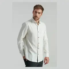 FEROUCH - Camisa Manga Larga Algodón Hombre
