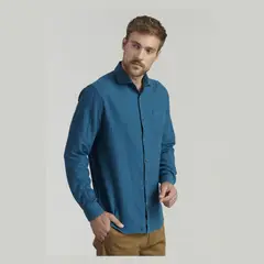 FEROUCH - Camisa Manga Larga Algodón Hombre
