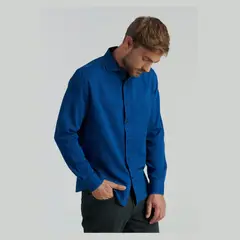 FEROUCH - Camisa Manga Larga Algodón Hombre