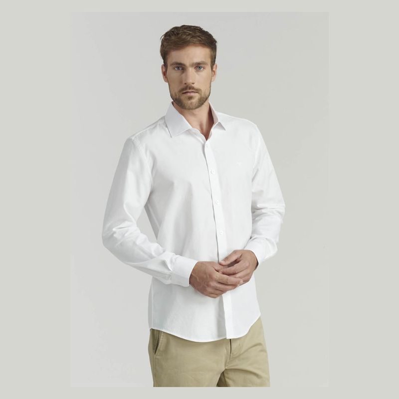 FEROUCH - Camisa Manga Larga Algodón Hombre Ferouch