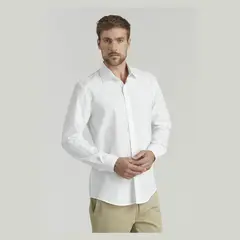 FEROUCH - Camisa Manga Larga Algodón Hombre